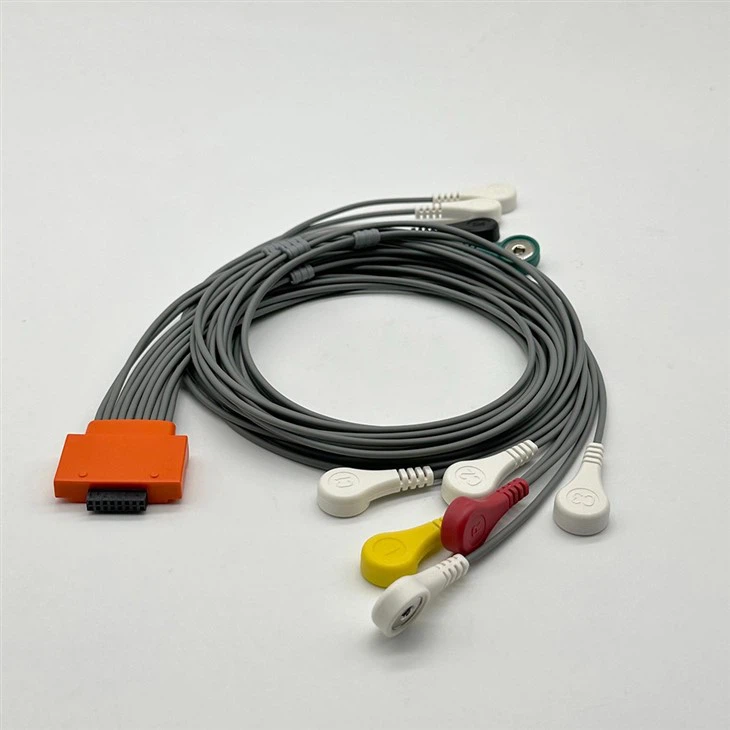 Cardioline ECG Holter Lead Wires For Walk400h Clickholter 10 Lead