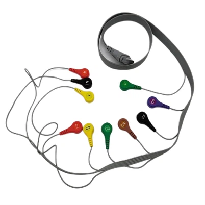 10-odprowadzeniowy kabel dynamicznego holtera Ekg do Edan SE-2003 SE-2012