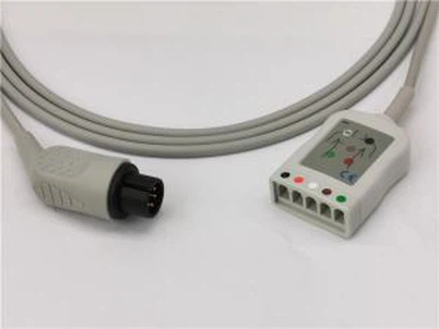 AAMI EKG Kabel do kufra okrągły 6-biegunowy