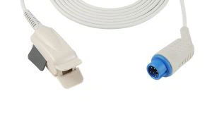 Okrągła 7-stykowa sonda TPU SpO2 dla dorosłych, kompatybilna z czujnikiem SpO2 Mindray z kablem o długości 3 m