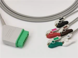 Jednoczęściowy kabel przetwornika EKG Nihon Kohden