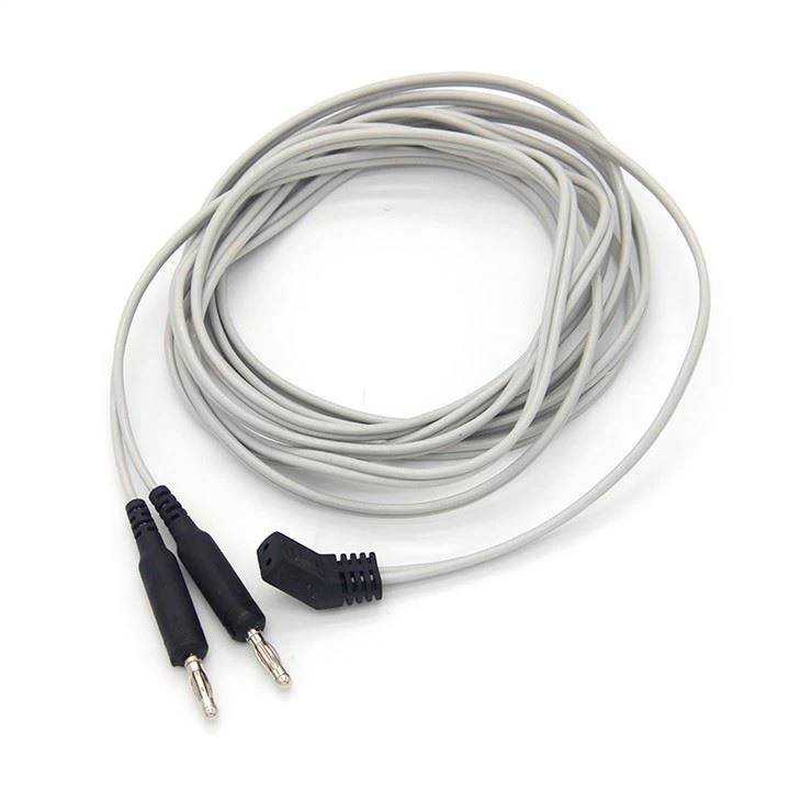 CE Marked Reusable EURO And US Electrosurgica Silicone Bipolar Cable For Forceps